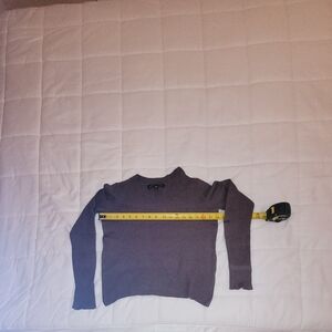 Banana Republic Women's Charcoal Crewneck Sweater